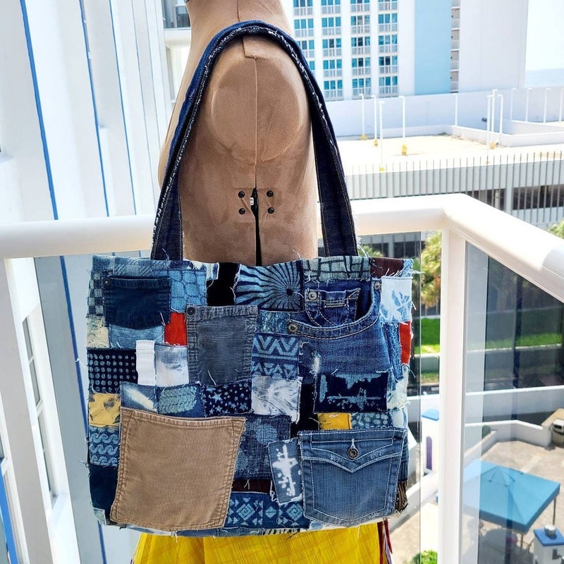 Patch Purses Denim Purse - Etsy