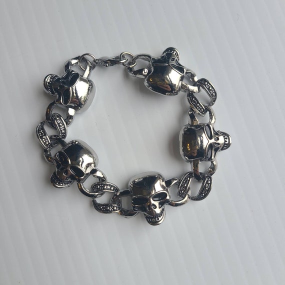 Round Skull Chain Bracelet – Enchantress Co.