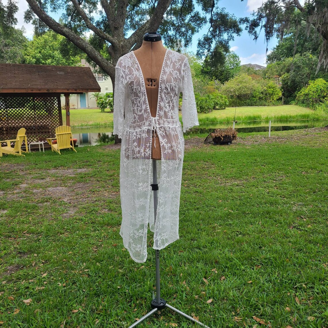 Coastal Elegance Maxi Cover-Up