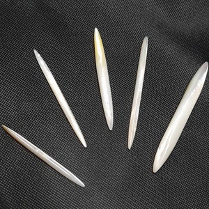 Septum tusk mother of pearl handmade polished item custom available need your choice