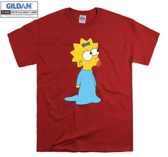 The Simpsons Maggie Simpson T Shirt Art Cartoon T-Shirt Tshirt S-M-L-XL-XXL-3XL-4XL-5XL Oversized Men Women Unisex 4822