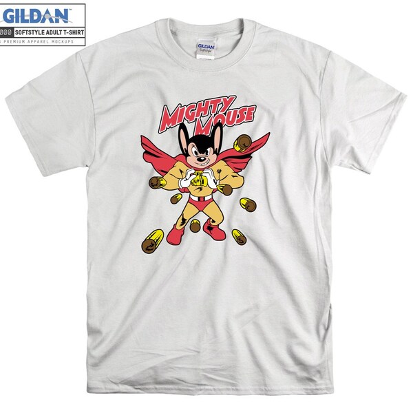Mighty Mouse Benchpressing Hoodie