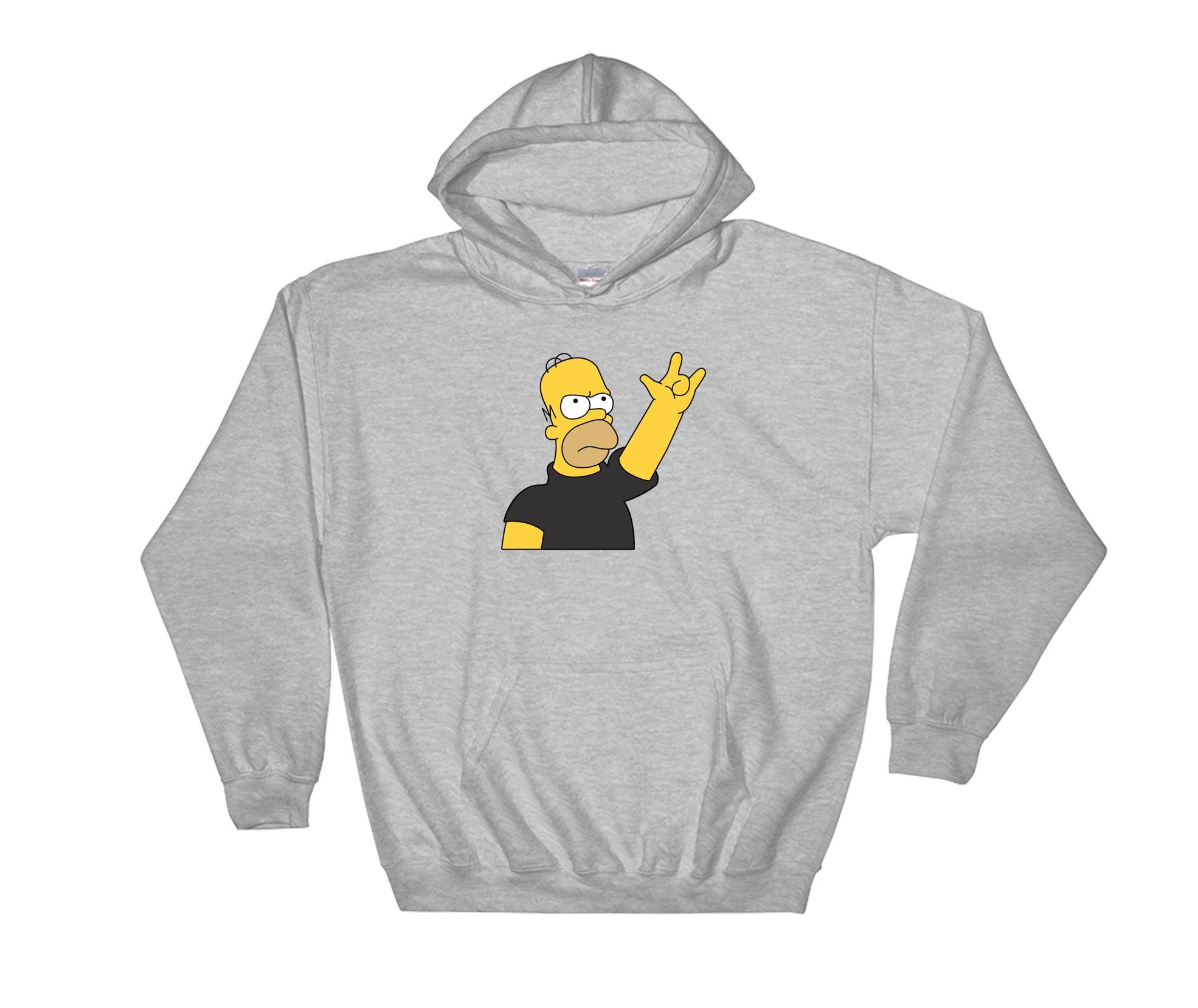 The Simpsons Homer Simpson Rock Cartoon 