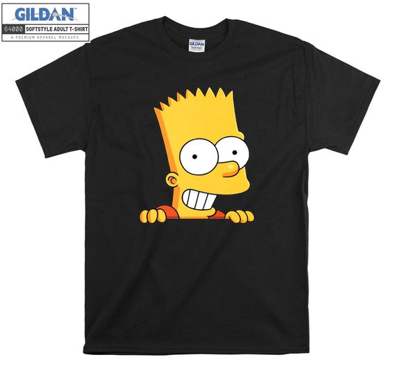 The Simpsons Bart Simpson Hide T Shirt Art Cartoon T-shirt - Denmark