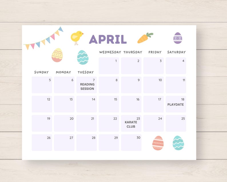 This cute 2027 calendar printable is a fun way to keep track of dates and events throughout the year. It includes ready to print and editable version.