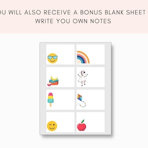These Lunch box Jokes Notes are a perfect way to brighten your child's day! Simply print and cut, add a note/ joke at back or leave it blank. You will also receive a bonus blank sheet to write your own notes, print as many time as you need.