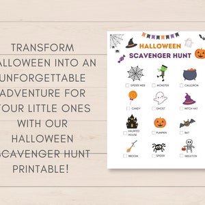 This Halloween scavenger hunt is perfect for kids and will add an extra dose of excitement to your spooky celebrations.