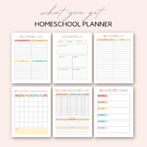 Stay organized and make homeschooling easier with this beautifully designed Homeschool Planner Printable. This printable PDF is perfect for parents who want to keep their children’s learning on track. It includes space for daily schedules, weekly goals, subjects, and more—everything you need to plan a successful homeschool routine.