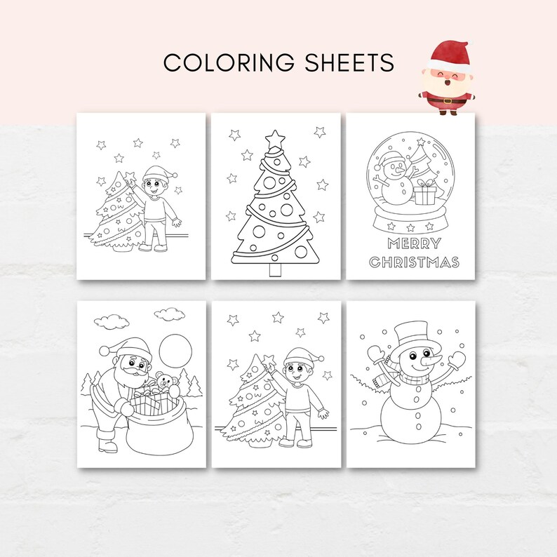 Christmas Activity Book, Christmas Activity Printable, Christmas ...