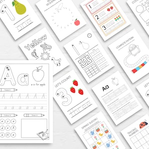 Get the Ultimate Preschool Kindergarten Bundle for a complete educational experience! This comprehensive kids learning bundle includes everything you need to engage your child with fun and interactive activities.
