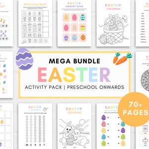 Celebrate Easter with fun and educational activities for your little ones with this Easter Preschool Activity Pack.