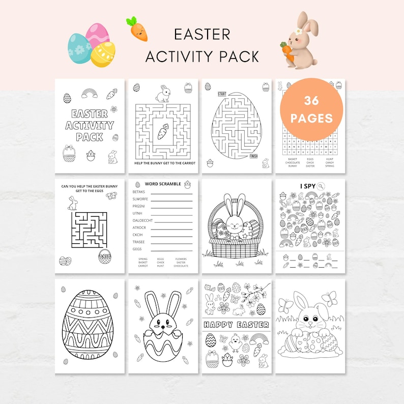 Easter Activity Printable, Easter Games, Easter Word Search, Easter ...
