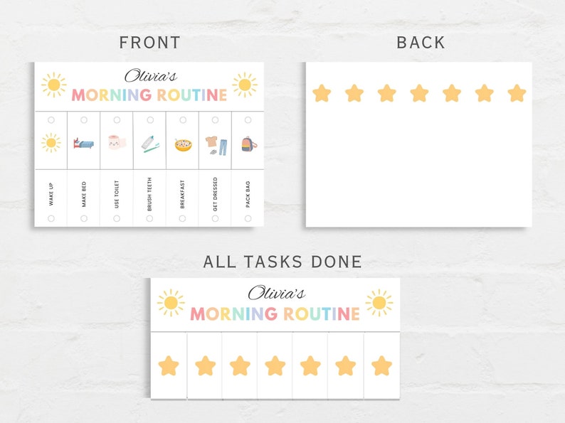 Simplify your childs daily routine with these Morning and Evening Routine Flip Charts. These versatile flip charts make it easy for kids to stay organized while having fun.