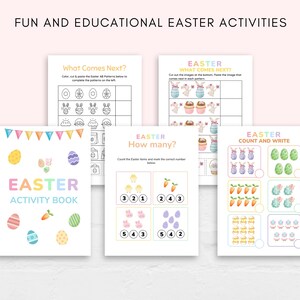 Celebrate Easter with fun and educational activities for your little ones with this Easter Preschool Activity Pack.