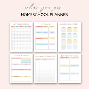 Stay organized and make homeschooling easier with this beautifully designed Homeschool Planner Printable. This printable PDF is perfect for parents who want to keep their children’s learning on track. It includes space for daily schedules, weekly goals, subjects, and more—everything you need to plan a successful homeschool routine.