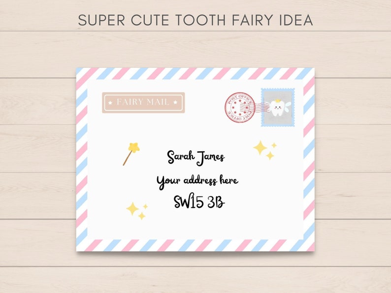 Make the Tooth Fairy's visit even more magical with this editable Tooth Fairy Letter Printable! This enchanting tooth fairy note can be personalized with your child's name, making it a cherished keepsake.