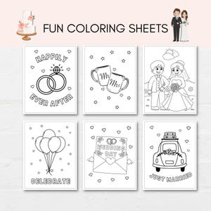 This fun Wedding Activity Pack is a perfect way to keep kids engaged at your wedding. The PDF has fun Wedding games and wedding themed coloring sheets. It can also be used as a party favour.