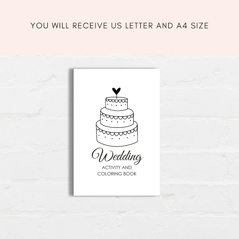 This fun Wedding Activity Pack is a perfect way to keep kids engaged at your wedding. The PDF has fun Wedding games and wedding themed coloring sheets. It can also be used as a party favour.