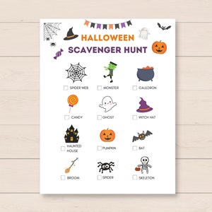 This printable scavenger hunt is perfect for kids and will add an extra dose of excitement to your spooky celebrations.