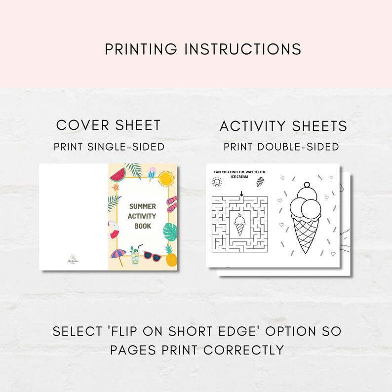 This Summer Activity Book is a perfect way to keep kids engaged this Summer Vacation. The PDF has fun summer games and summer coloring sheets. It can also be used as a party favour. Print as many as you like.