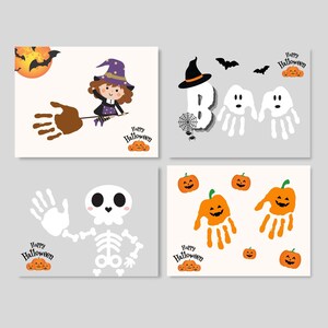 This fun halloween handprint pack is a great Halloween activity and keepsake for little kids. Perfect for toddler, preschool, nursery or baby. Can be used at home/ classroom.