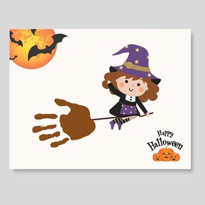 This fun halloween handprint pack is a great Halloween activity and keepsake for little kids. Perfect for toddler, preschool, nursery or baby. Can be used at home/ classroom.