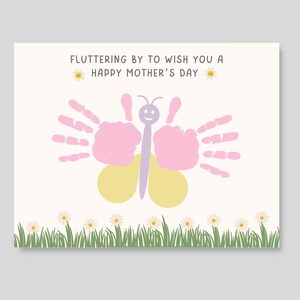 This fun and cute Mother’s day handprint pack is a great activity keepsake/ mom gift. Perfect for toddler, preschool, nursery or baby.