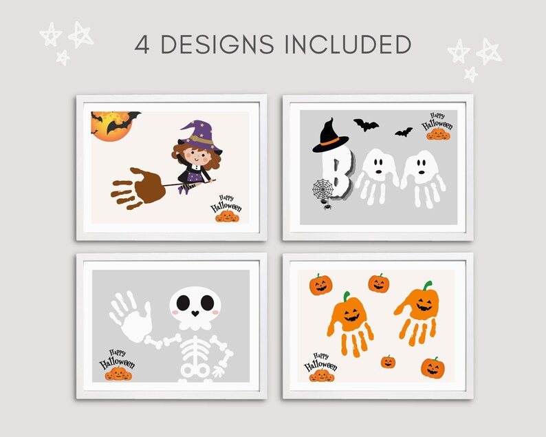 This fun halloween handprint pack is a great Halloween activity and keepsake for little kids. Perfect for toddler, preschool, nursery or baby. Can be used at home/ classroom.