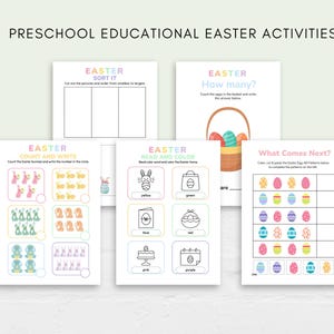 Celebrate Easter with fun and educational activities for your little ones with this Easter Preschool Activity Pack.