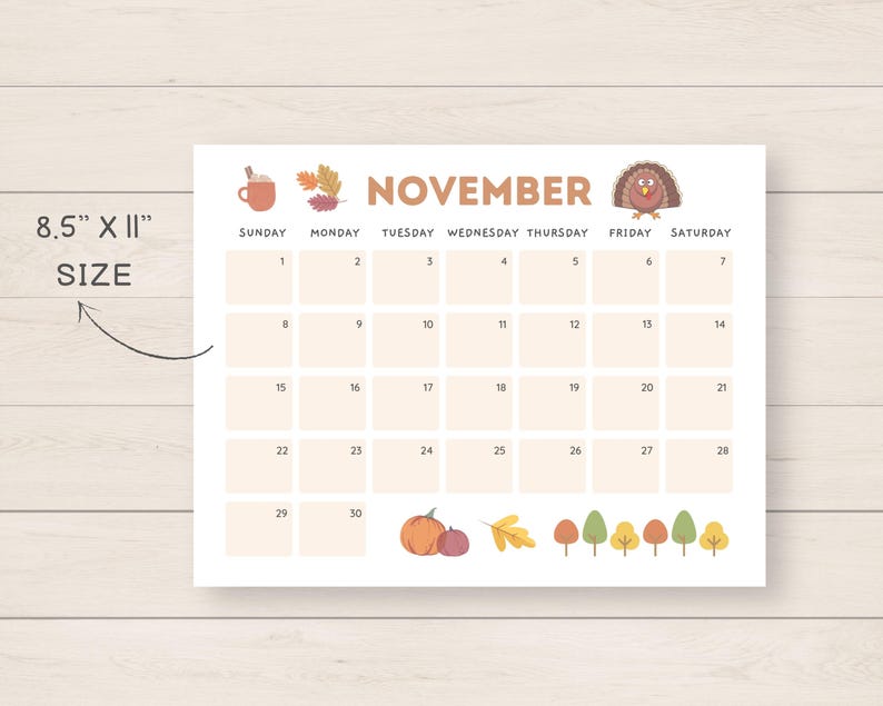 This cute 2027 calendar printable is a fun way to keep track of dates and events throughout the year. It includes ready to print and editable version.