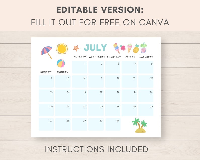 2024-2025 Calendar Printable, Printable Calendar, Editable Calendar, 2024 Calendar, 2025 Calendar, 2024 2025 Planner, Monthly Calendar, PDF