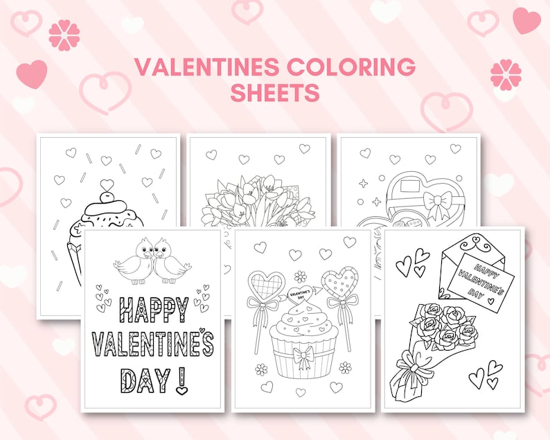 Valentines Activity Printable Valentines Party Games - Etsy