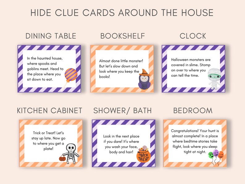 This printable Halloween Scavenger Hunt game is perfect for keeping your little ones entertained and excited during Halloween. Get ready for a spooktacular adventure as your children search for Halloween- treats around the house.