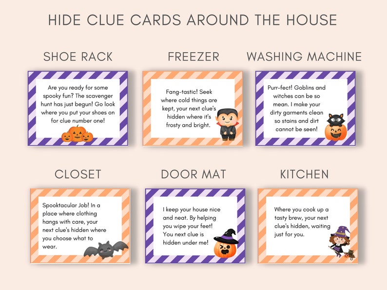 This printable Halloween Scavenger Hunt game is perfect for keeping your little ones entertained and excited during Halloween. Get ready for a spooktacular adventure as your children search for Halloween- treats around the house.