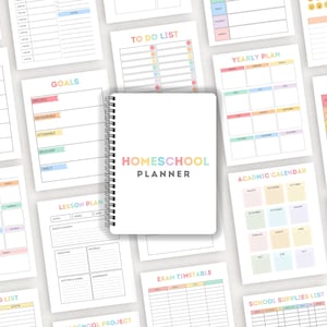 Stay organized and make homeschooling easier with this beautifully designed Homeschool Planner Printable. This printable PDF is perfect for parents who want to keep their children’s learning on track. It includes space for daily schedules, weekly goals, subjects, and more—everything you need to plan a successful homeschool routine.