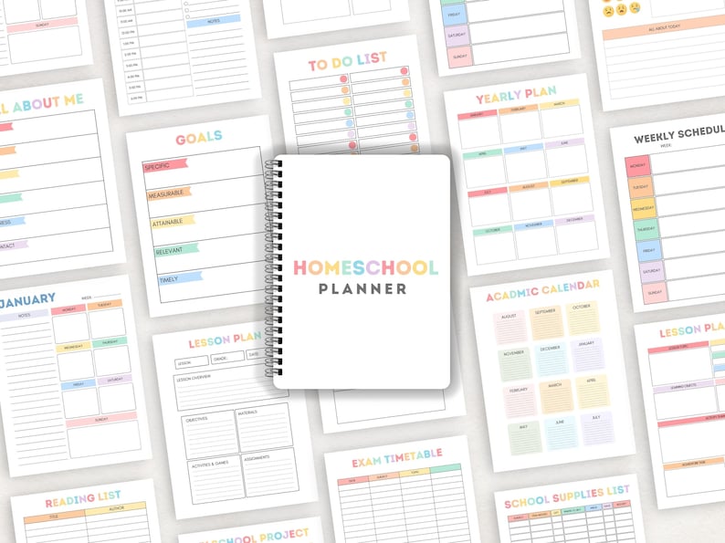 Stay organized and make homeschooling easier with this beautifully designed Homeschool Planner Printable. This printable PDF is perfect for parents who want to keep their children’s learning on track. It includes space for daily schedules, weekly goals, subjects, and more—everything you need to plan a successful homeschool routine.
