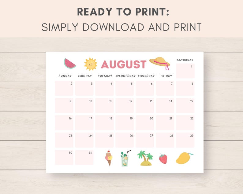This cute 2027 calendar printable is a fun way to keep track of dates and events throughout the year. It includes ready to print and editable version.