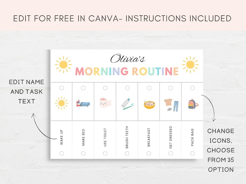 Simplify your childs daily routine with these Morning and Evening Routine Flip Charts. These versatile flip charts make it easy for kids to stay organized while having fun.