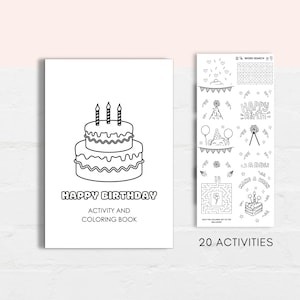 Celebrate your child's special day with our Ultimate Kids' Birthday Activity Pack! This digital download is packed with a collection of 10 engaging games and 10 delightful coloring sheets, designed to keep young party guests entertained and make your birthday celebration a hit.