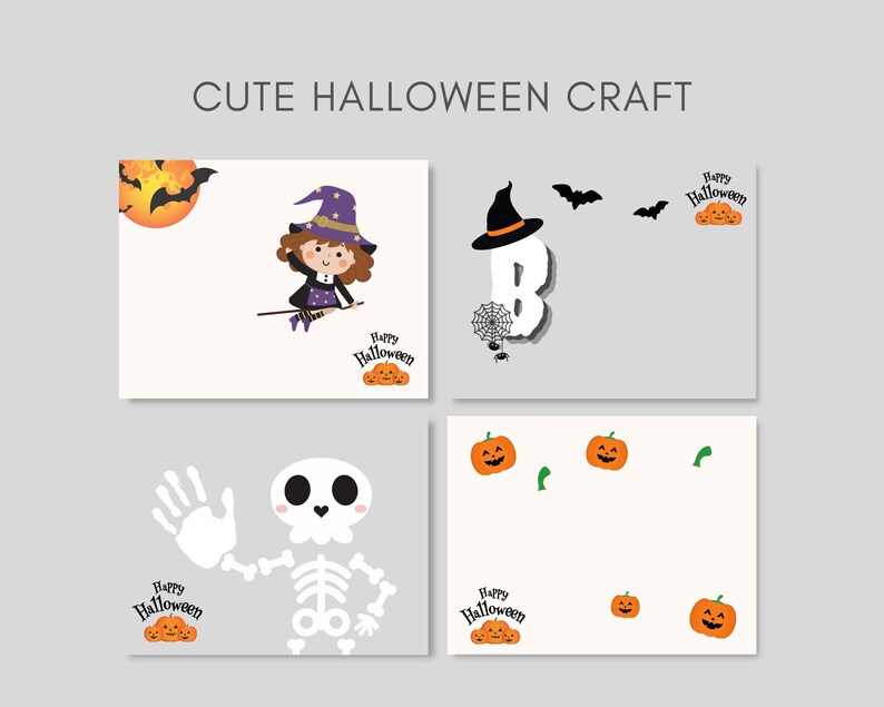 This fun halloween handprint pack is a great Halloween activity and keepsake for little kids. Perfect for toddler, preschool, nursery or baby. Can be used at home/ classroom.