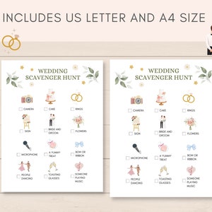 Add fun to your wedding with this Wedding Scavenger Hunt! This interactive game is perfect for engaging your guests specially kids and creating lasting memories.