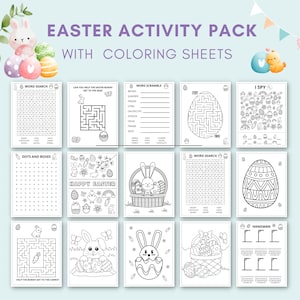 Easter Activity Printable, Easter Games, Easter Word Search, Easter Coloring Pages, Happy Easter, Easter Printable, Kids Activity Printable