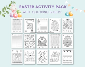 Easter Activity Printable, Easter Games, Easter Word Search, Easter Coloring Pages, Happy Easter, Easter Printable, Kids Activity Printable