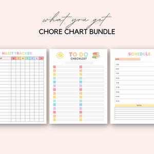 Encourage responsibility with this fun Chore Chart Bundle for Kids! This printable set is perfect for families who want to establish daily routines and teach kids discipline.