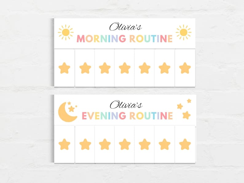 Simplify your childs daily routine with these Morning and Evening Routine Flip Charts. These versatile flip charts make it easy for kids to stay organized while having fun.