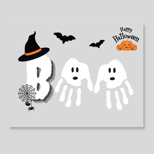 This fun halloween handprint pack is a great Halloween activity and keepsake for little kids. Perfect for toddler, preschool, nursery or baby. Can be used at home/ classroom.