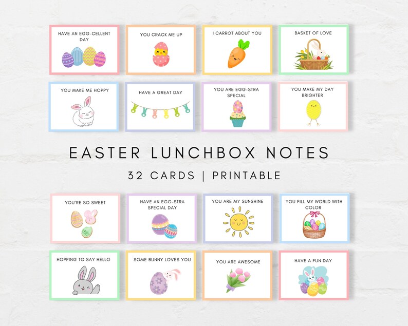 Brighten Up Your Childs Lunch with these fun Lunchbox jokes and notes. This printable bundle includes more than 250 cards.