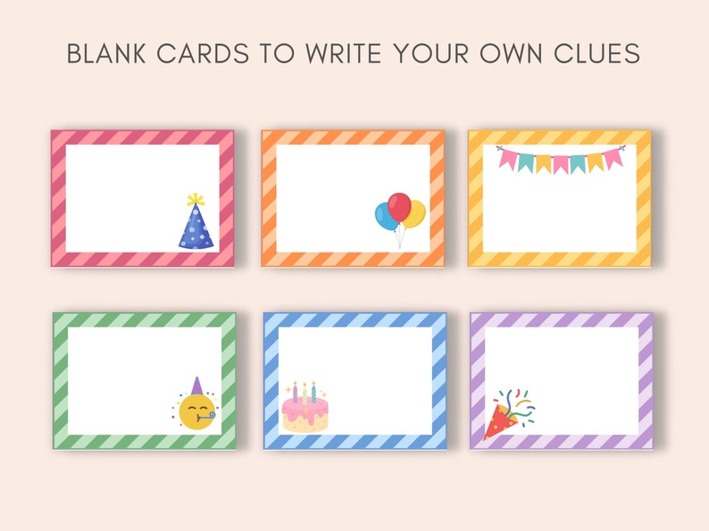 Elevate your childs birthday celebration with this Birthday Scavenger Hunt Printable! This engaging activity promises adventure, and precious memories.