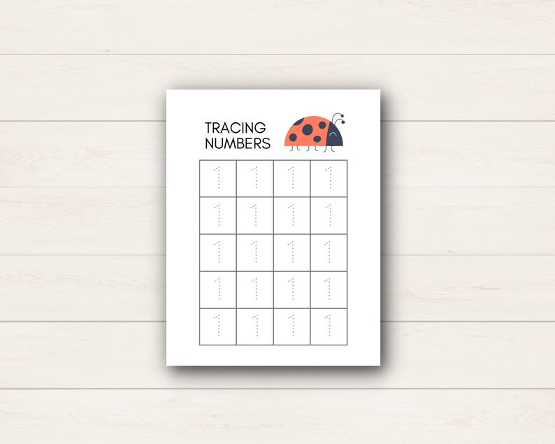 Boost your child’s math skills with this Kindergarten Number Workbook! This printable set includes a variety of number worksheets for kids, designed to make learning fun and interactive.