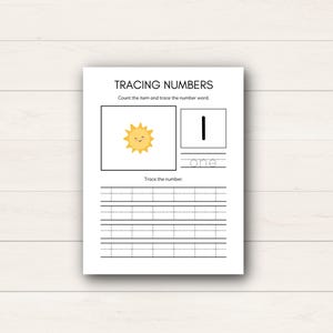 Help your child master their numbers with this Number Tracing for Kids printable! This set of number tracing sheets is perfect for preschoolers and early learners.